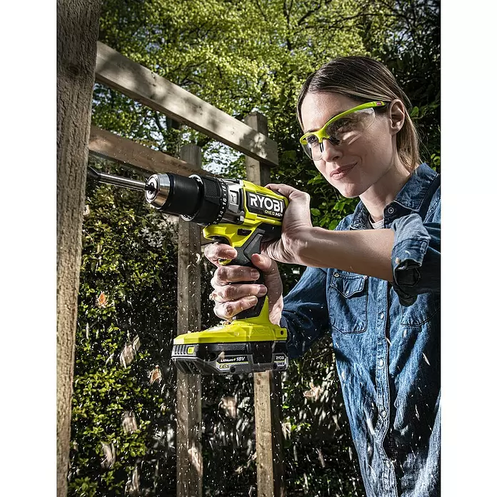 Ryobi ONE+HP Accuklopboorschroefmachine RPD18X - 18 V, Excl. accu, Onbelast toerental: 0 tpm - 2.100 tpm - Toepassingsvoorbeeld
