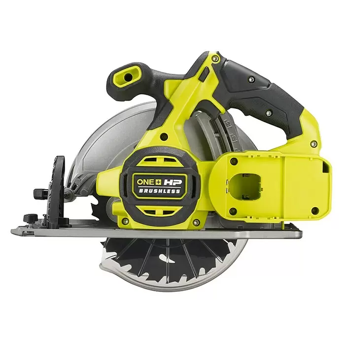 Ryobi ONE+HP Sierra circular de batería RCS18X - 18 V, Sin batería, 4.500 r.p.m. - Vista de perfil izquierdo