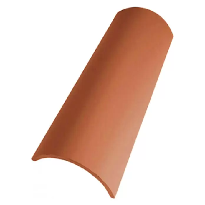 BHS Cataluña Teja Árabe - L x An: 50 x 21 cm, Terracota - Vista angular