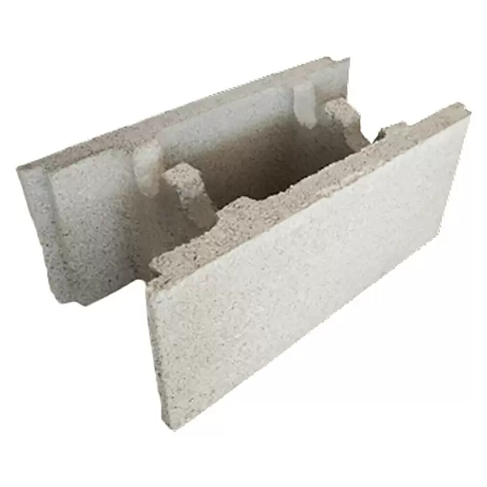 BHS Mallorca Bloque de hormigón poroso H - 50 x 30 x 20 cm, Hormigón - Vista angular