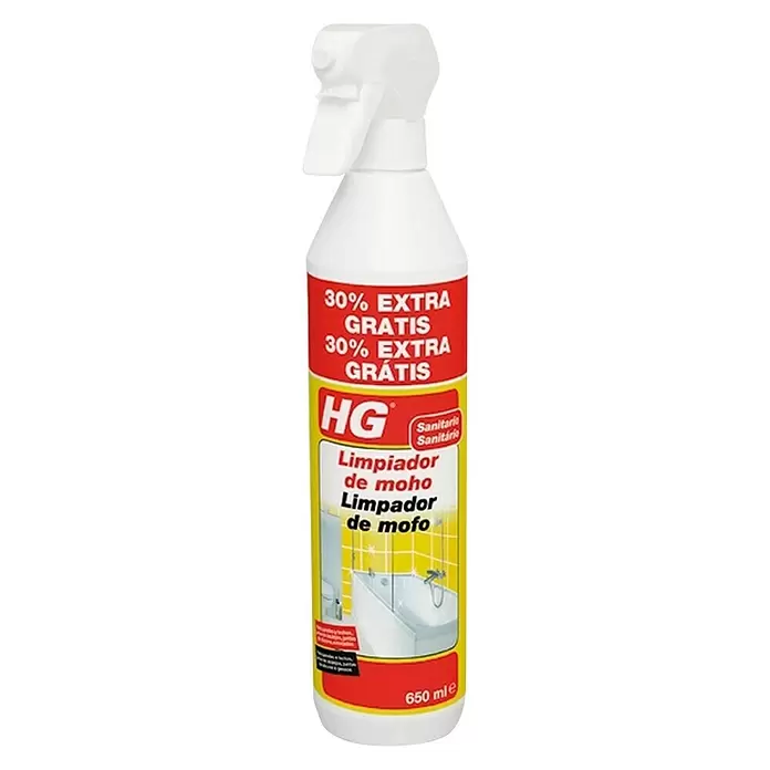 HG Limpiador antimoho + 30% - 500 ml, Bote de rociado - Vista frontal