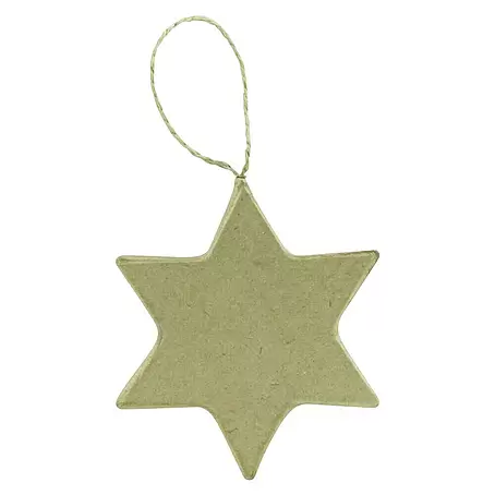 Décopatch  Pieza decorativa Estrella Plana Colgante