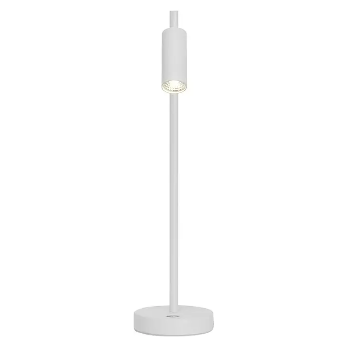 Nordlux Omari Lámpara de sobremesa LED - 3,3 W, L x An x Al: 10 x 15,5 x 40 cm, Blanco, Color de luz: Blanco cálido - Vista frontal