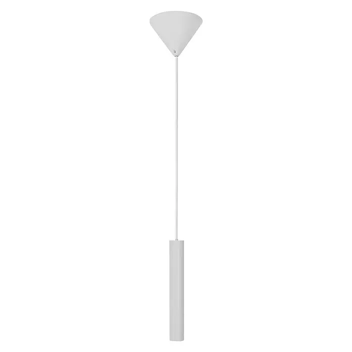 Nordlux Omari Lámpara colgante LED redonda - 3,3 W, Ø x Al: 3 x 20 cm, Blanco - Vista frontal