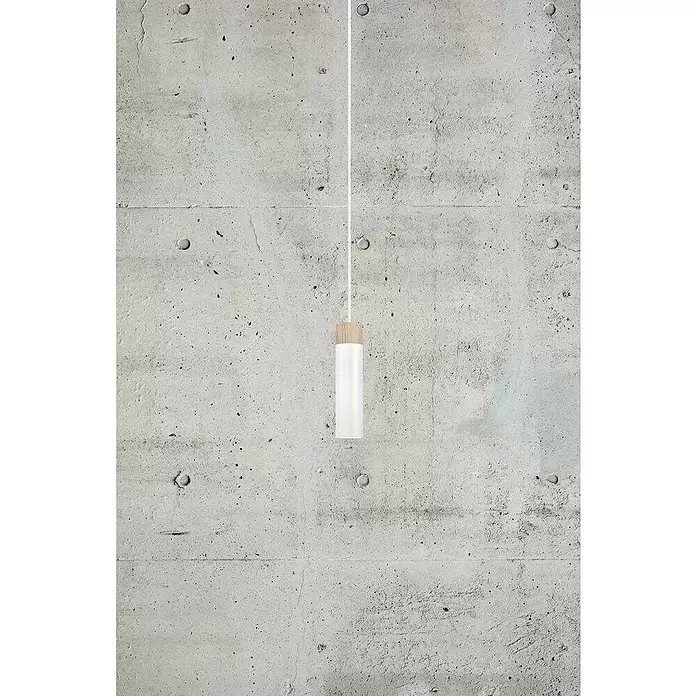 Nordlux Lámpara colgante Tilo - 15 W, Ø x Al: 6 x 24,6 cm, Número de bombillas: 1 ud., Gris, GU10 - Foto ambiente