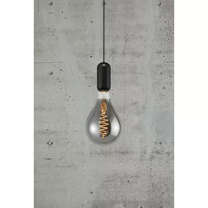 Nordlux Notti Portalámparas colgante - 40 W, Negro, Longitud de péndulo: 200 cm, E27 - Foto ambiente