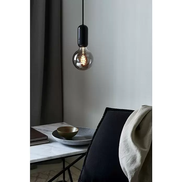 Nordlux Notti Portalámparas colgante - 40 W, Negro, Longitud de péndulo: 200 cm, E27 - Foto ambiente