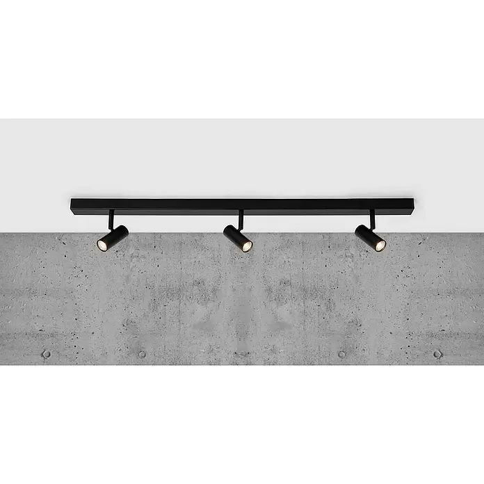 Nordlux Omari Regleta LED - 9,6 W, L x An x Al: 3,5 x 78 x 12 cm, Negro - Foto ambiente
