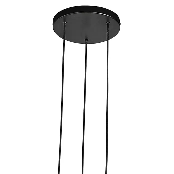 Nordlux Lámpara colgante Tilo - 45 W, Ø x Al: 6 x 22,6 cm, Número de bombillas: 3 ud., Negro, GU10 - Primer plano