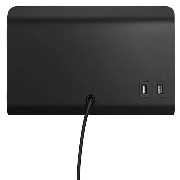 Nordlux Aplique de pared Roomi - 35 W, L x An x Al: 16,5 x 24,8 x 28,2 cm, Negro, GU10 - Vista trasera