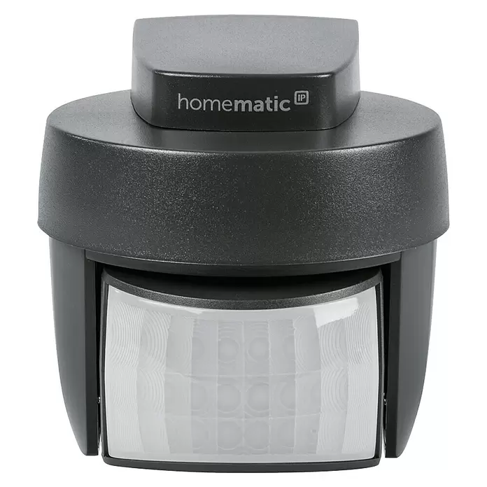 Homematic IP Bewegungsmelder HMIP-SMO-A-2 - Anthrazit, Erfassungsreichweite: 12 m, Erfassungswinkel: 90 ° - Vorderansicht
