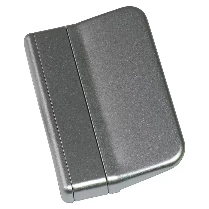 Solid Elements Balkontürgriff - Geeignet für: Balkontüren, Silber - Diagonale Ansicht
