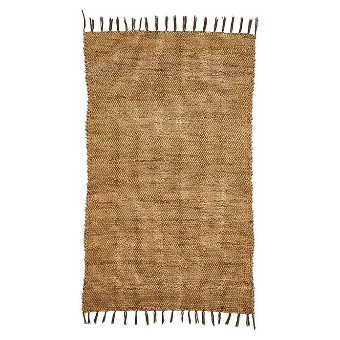 Teppich Sahara - Natur, 180 x 120 cm, 100 % Wasserhyazinthe - Vorderansicht