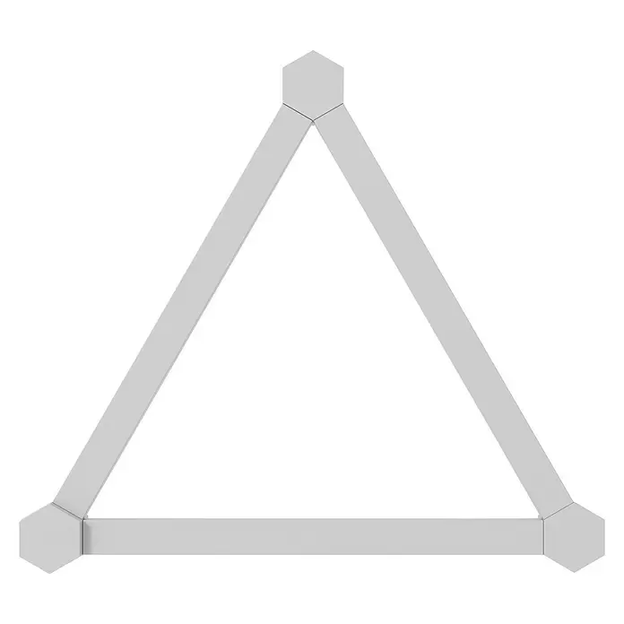 Nanoleaf LED-Lichtleiste Lines Erweiterung 3er - 2 W, Weiß, Länge: 27,85 cm, RGBW - Vorderansicht