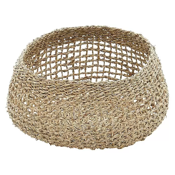Korb Mombasa - 37 x 26 x 22 cm, Natur - Diagonale Ansicht