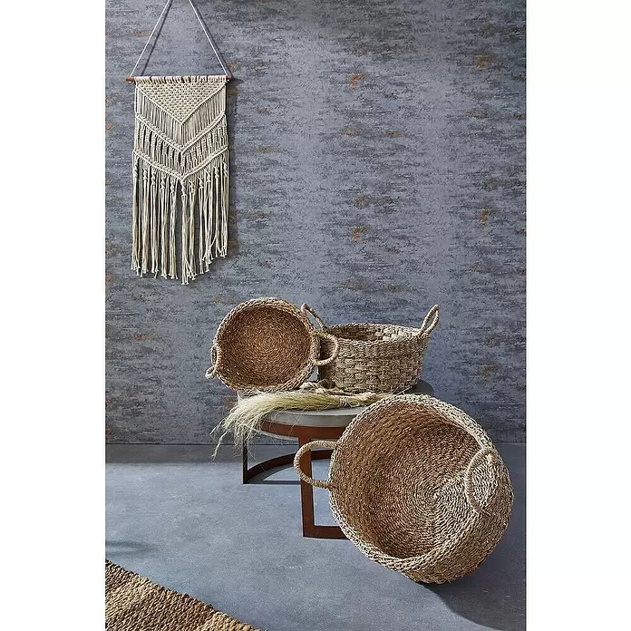 Korb Lagos - Ø x H: 32 x 17 cm, Natur - Stimmungsaufnahme