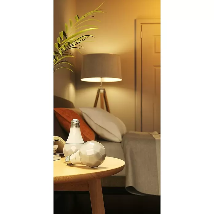 Nanoleaf Smart-LED Leuchtmittel Essentials - E27, 9 W, 806 lm, RGBW, 3 Stk. - Stimmungsaufnahme