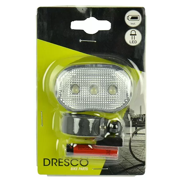 Dresco Ledvoorlicht compact - Zwart - Vooraanzicht
