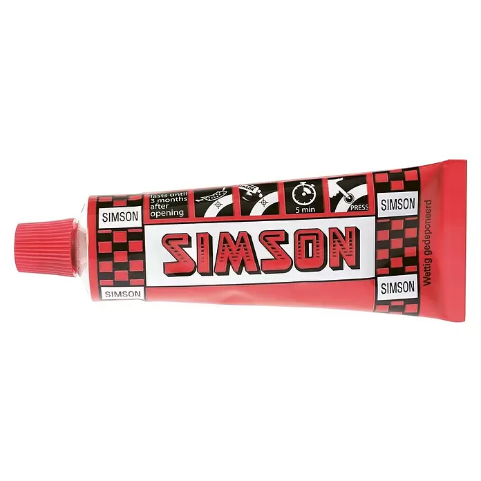 Simson Vulkaniseeroplossing Solutie - 30 ml - Vooraanzicht
