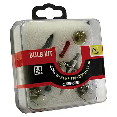 Carpoint  Reservelampenset H1/H7 Bulb kit