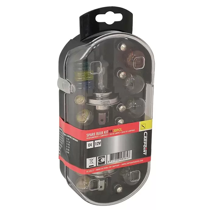 Carpoint Reservelampenset H4 - 60/55 W - Diagonaal zicht