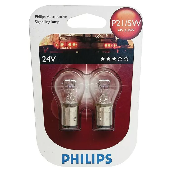 Philips Halogeenlamp Signaalverlichting 13499B2 - 2 st., 5 W - Vooraanzicht