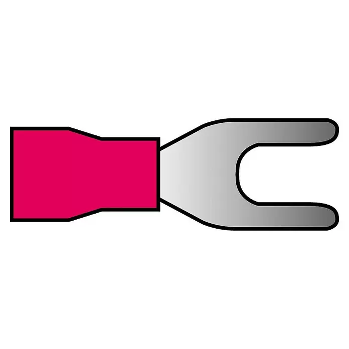 Carpoint Kabelverbinder Vorktong Kabelschoen 016 - Rood, 10 st. - Blauwdruk