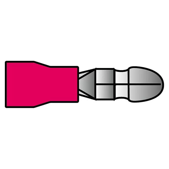 Carpoint Kabelverbinder Rondstekker 547 - Rood, 10 st. - Blauwdruk