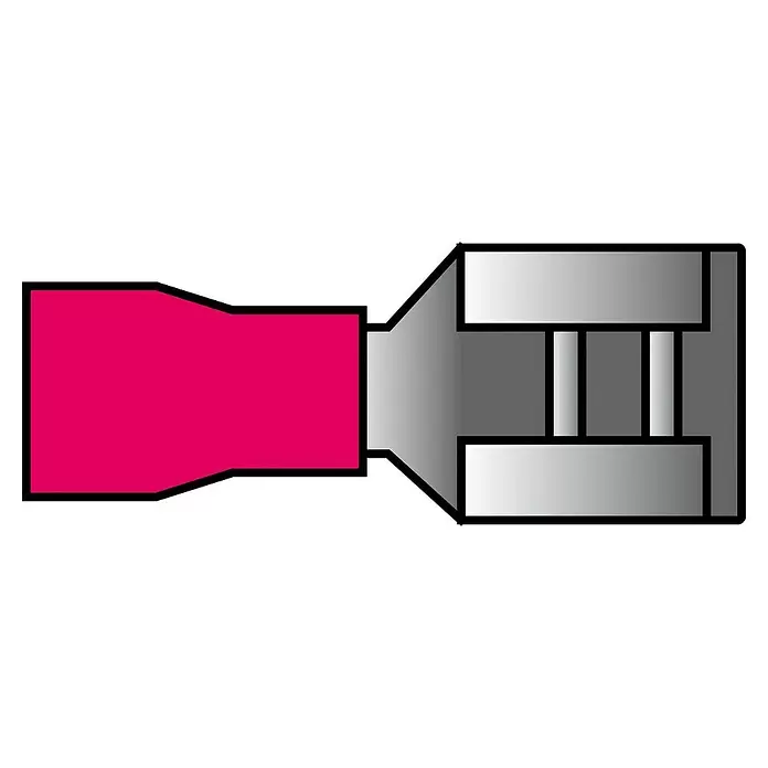 Carpoint Kabelverbinder vlakstekkerhuls 541 - Rood, 10 st. - Blauwdruk