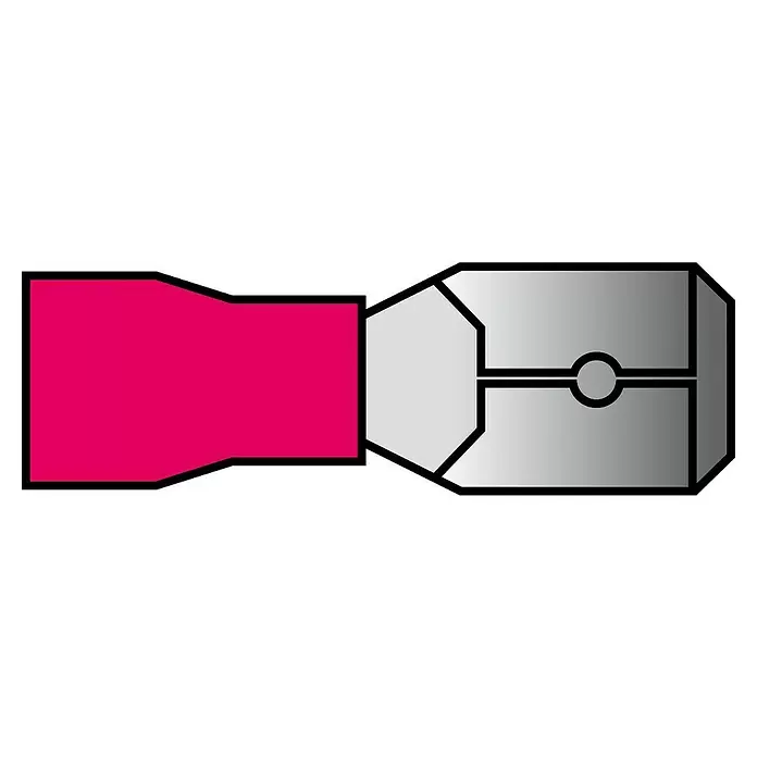 Carpoint Kabelverbinder Vlakstekker 540 - Rood, 10 st. - Blauwdruk