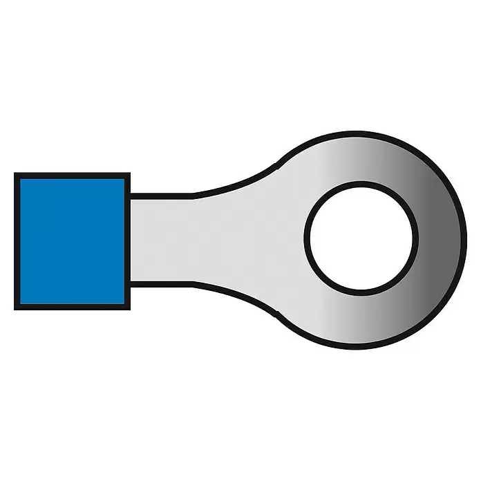 Carpoint Ringkabelschoentjes 654 M4 - Blauw, 10 st. - Blauwdruk
