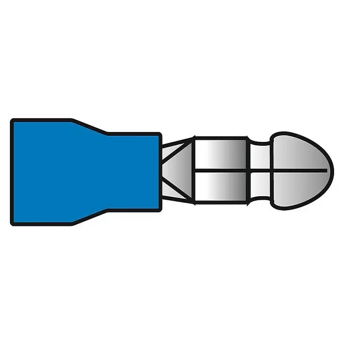 Carpoint Kabelverbinder Rondstekker 550 - Blauw, 10 st. - Blauwdruk