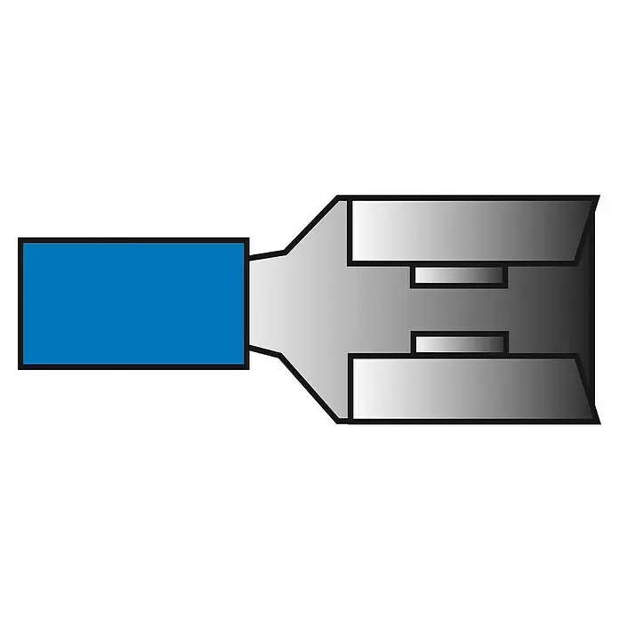 Carpoint Kabelverbinder Vlakstekerhuls 544 - Blauw, 10 st. - Blauwdruk