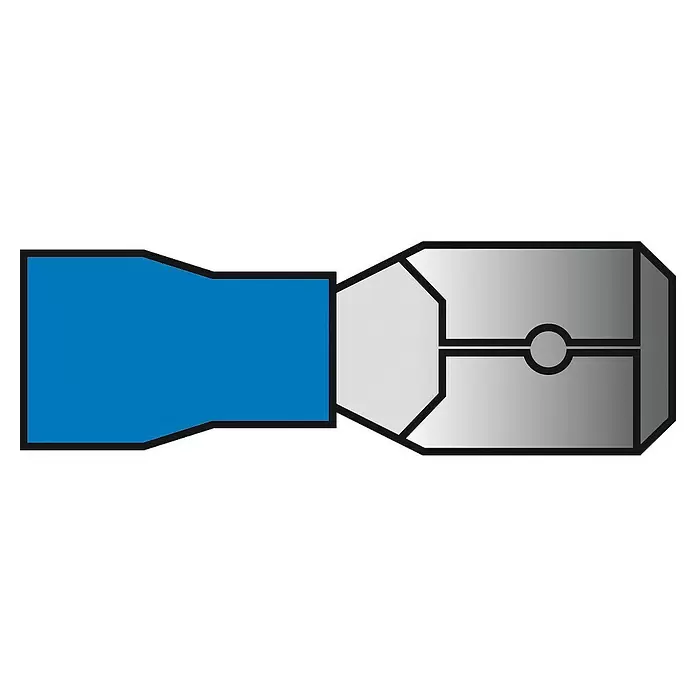 Carpoint Kabelverbinder Vlakstekker 740 - Blauw, 10 st. - Blauwdruk