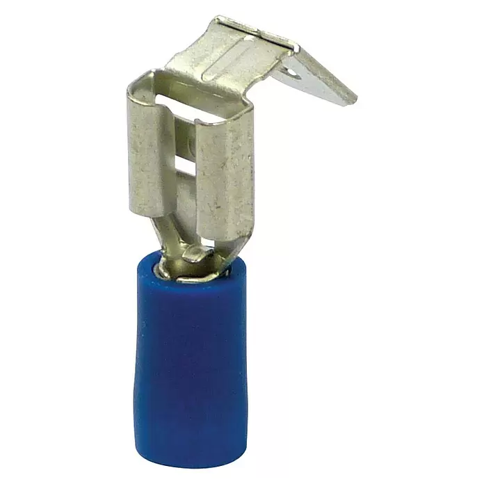 Carpoint Kabelverbinder Vlakstekker Tab 562 - Blauw, 10 st. - Diagonaal zicht