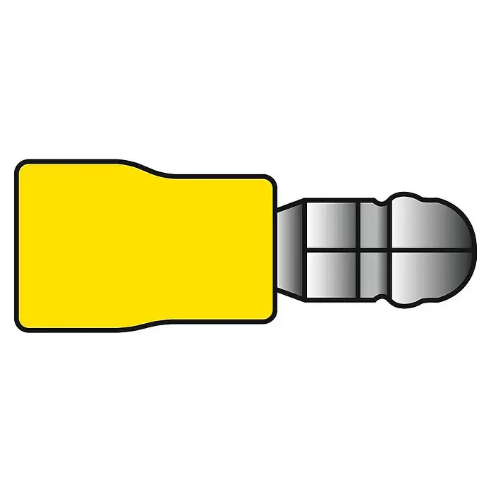 Carpoint Kabelverbinder Rondstekker 850 - Geel, 10 st. - Blauwdruk