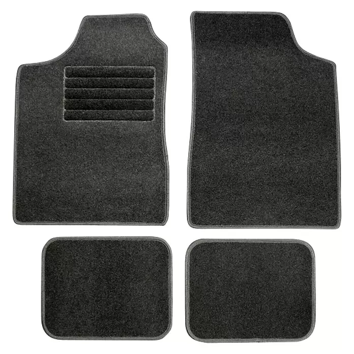 Carpoint Set automatten Type C - 4-delig, Grafiet, Geschikt voor: Auto's - Top-down weergave