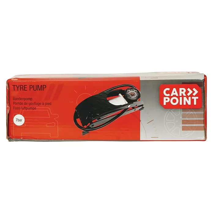 Carpoint Voetpomp enkel Premium - 7 bar - Vooraanzicht
