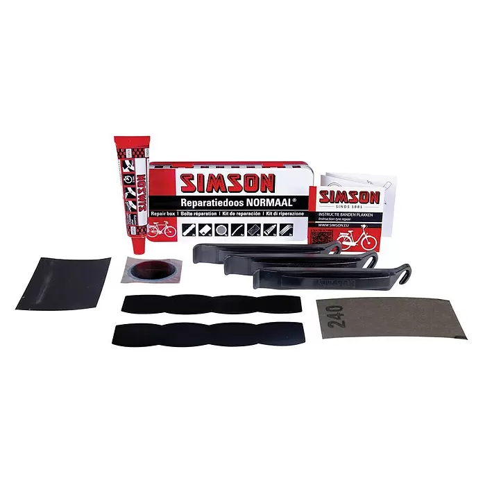 Simson Bandenreparatieset Normaal - 10 -delig - Diagonaal zicht