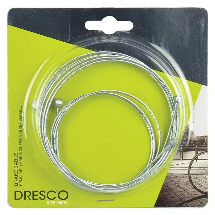 Dresco Remkabelset voor- en achterrem - 2 stk., Geschikt voor: Voor-/achterwielen - Vooraanzicht