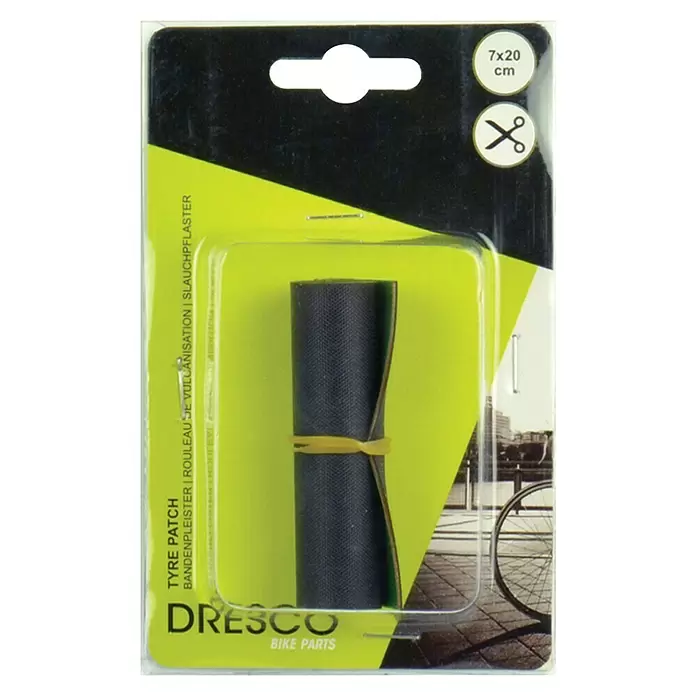 Dresco Pleister Bandenplak - l x b: 7 x 20 cm - Vooraanzicht