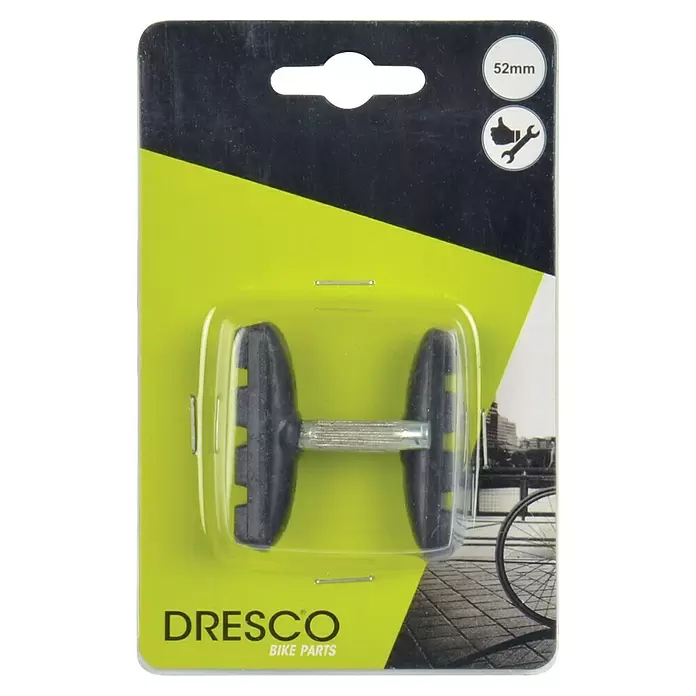 Dresco Remblokken Cantilever 52 mm - 2 stk. - Vooraanzicht