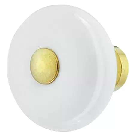 Häfele  Pomo para muebles Blanco/Latón