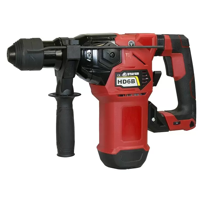 Stayer Martillo combinado HD6BK - 1.500 W, Número de revoluciones máx.: 800 r.p.m., 6 J - Vista de perfil izquierdo