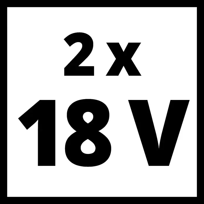 Einhell Power X-Change Akku PXC Plus Twinpack - 18 V, 5,2 Ah - Skizze