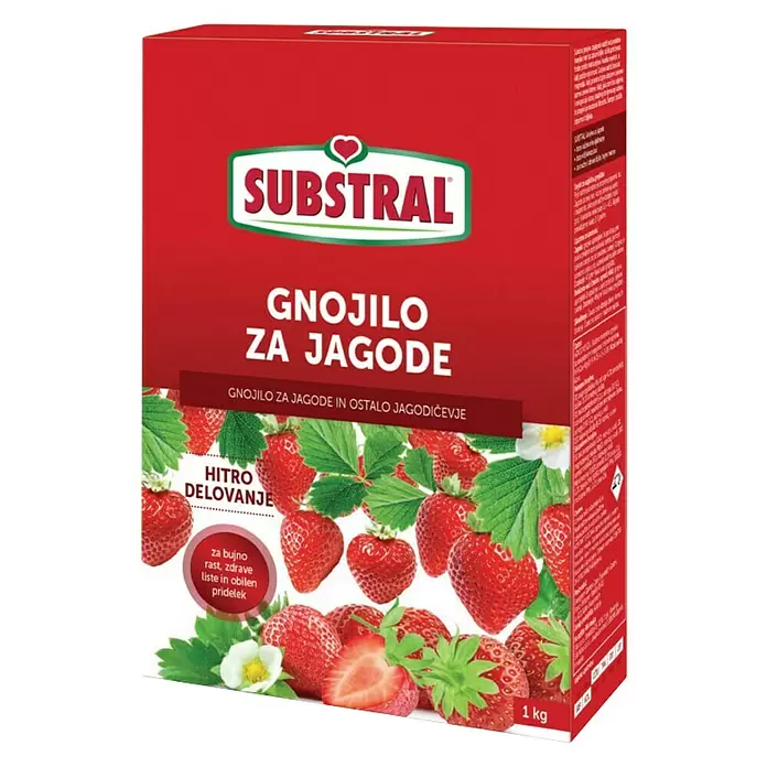 Substral Gnojivo za bobičasto voće i jagode - 1 kg - Dijagonalni pogled