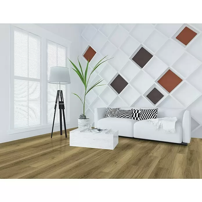 Vinylboden Rigid Eiche City - 1.220 x 180 x 4,5 mm, Landhausdiele - Stimmungsaufnahme