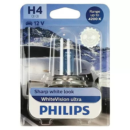 Philips  Halogeenkoplamp 12342WVUB1 WhiteVision ultra H4