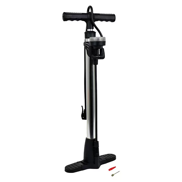 Dresco Fietspomp Manometer - Max. druk: 11 bar - Diagonaal zicht
