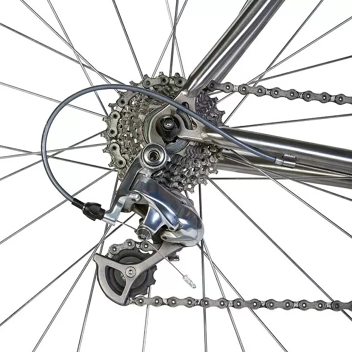 Dresco Fietsketting 6/7 versnellingen - Aantal schakels: 116 st., Geschikt voor: Cassettes met 6 en 7 tandwielen - Close-up